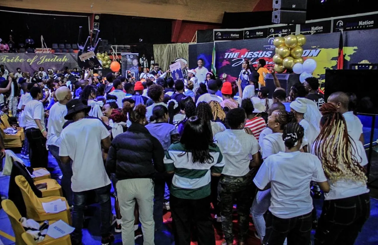 Global Youth Week Service Crowd